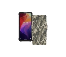 Купить - чехол для смартфона  Чехол-книга из экокожи для телефона Oukitel WP17 Хаки-зеленый