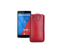 Купить - чехол для смартфона  Вытяжка из кожи для телефона OnePlus One Красный