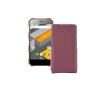 Купить - чехол для смартфона  Чехол-флип из экокожи для телефона Nomu S10 Pro Бордовый