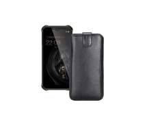 Купить - чехол для смартфона  Вытяжка из кожи для телефона Oukitel WP15 Черный