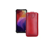 Купить - чехол для смартфона  Вытяжка из кожи для телефона Oukitel WP17 Красный