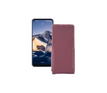 Купить - чехол для смартфона  Чехол-флип из экокожи для телефона Nokia 8.3 5G Бордовый