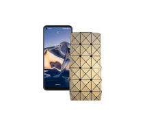 Купить - чехол для смартфона  Чехол-флип из экокожи для телефона Nokia 8.3 5G Золотой ромб