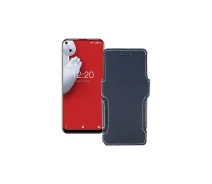 Купить - чехол для смартфона  Чехол-книга из экокожи для телефона Oukitel C17 Pro Черный глянец