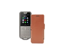 Купить - чехол для смартфона  Чехол-книга из экокожи для телефона Nokia 800 Tough Коричневый