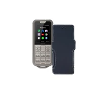 Купить - чехол для смартфона  Чехол-книга из экокожи для телефона Nokia 800 Tough Черный матовый