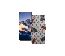 Купить - чехол для смартфона  Чехол-книга из экокожи для телефона Nokia 8.3 5G Луи-Витон-белый