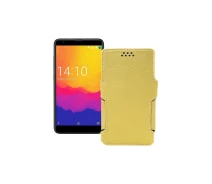 Купить - чехол для смартфона  Чехол-книга из экокожи для телефона Prestigio Muze J5 PSP5524 Золотой