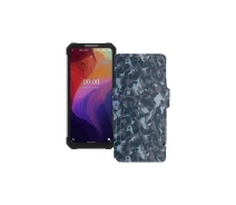 Купить - чехол для смартфона  Чехол-книга из экокожи для телефона Oukitel WP17 Хаки-синий