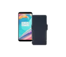 Купить - чехол для смартфона  Чехол-книга из экокожи для телефона OnePlus 5T Черный матовый