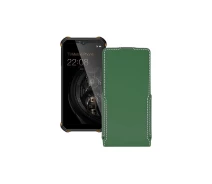 Купить - чехол для смартфона  Чехол-флип из экокожи для телефона Oukitel WP15 Темно-зеленый