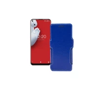 Купить - чехол для смартфона  Чехол-книга из экокожи для телефона Oukitel C17 Pro Синий
