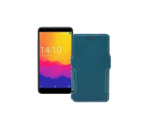 Купить - чехол для смартфона  Чехол-книга из экокожи для телефона Prestigio Muze J5 PSP5524 Тм. Бирюзовый