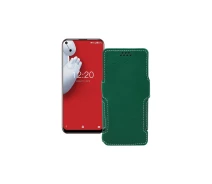 Купить - чехол для смартфона  Чехол-книга из экокожи для телефона Oukitel C17 Pro Темно-зеленый