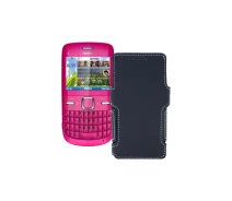 Купить - чехол для смартфона  Чехол-книга из экокожи для телефона Nokia C3 Черный матовый