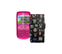 Купить - чехол для смартфона  Чехол-книга из экокожи для телефона Nokia C3 Битлз