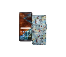 Купить - чехол для смартфона  Чехол-книга из экокожи для телефона Nokia G300 Цветные
