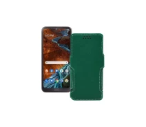 Купить - чехол для смартфона  Чехол-книга из экокожи для телефона Nokia G300 Темно-зеленый