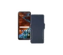 Купить - чехол для смартфона  Чехол-книга из экокожи для телефона Nokia G300 Черный глянец