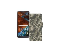 Купить - чехол для смартфона  Чехол-книга из экокожи для телефона Nokia G300 Хаки-зеленый