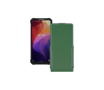 Купить - чехол для смартфона  Чехол-флип из экокожи для телефона Oukitel WP17 Темно-зеленый