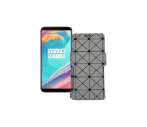 Купить - чехол для смартфона  Чехол-книга из экокожи для телефона OnePlus 5T Серый ромб