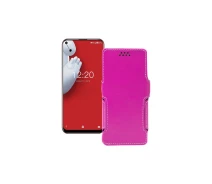 Купить - чехол для смартфона  Чехол-книга из экокожи для телефона Oukitel C17 Pro Розовый