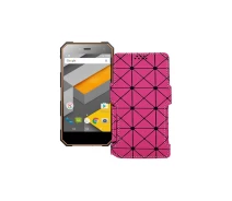 Купить - чехол для смартфона  Чехол-книга из экокожи для телефона Nomu S10 Pro Розовый ромб