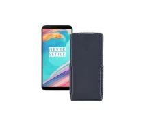 Купить - чехол для смартфона  Чехол-флип из экокожи для телефона OnePlus 5T Черный матовый