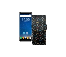 Купить - чехол для смартфона  Чехол-книга из экокожи для телефона Oukitel K5000 Фэшн черный
