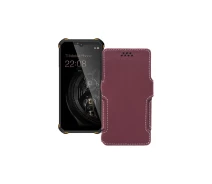 Купить - чехол для смартфона  Чехол-книга из экокожи для телефона Oukitel WP15 Бордовый