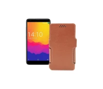 Купить - чехол для смартфона  Чехол-книга из экокожи для телефона Prestigio Muze J5 PSP5524 Коричневый