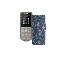 Купить - чехол для смартфона  Чехол-книга из экокожи для телефона Nokia 800 Tough Хаки-синий