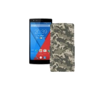 Купить - чехол для смартфона  Чехол-флип из экокожи для телефона OnePlus One Хаки-зеленый