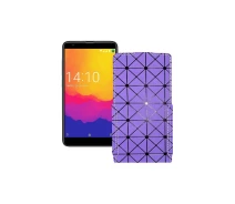 Купить - чехол для смартфона  Чехол-флип из экокожи для телефона Prestigio Muze J5 PSP5524 Фиолетовый ромб