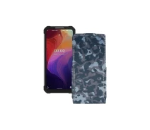 Купить - чехол для смартфона  Чехол-флип из экокожи для телефона Oukitel WP17 Хаки-синий