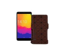 Купить - чехол для смартфона  Чехол-книга из экокожи для телефона Prestigio Muze J5 PSP5524 Коричневый ромб