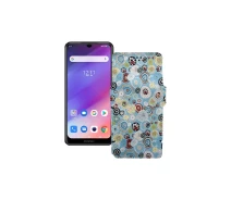 Купить - чехол для смартфона  Чехол-книга из экокожи для телефона Prestigio S Max 7610 Dual Slim Круги-цветные