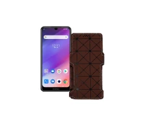 Купить - чехол для смартфона  Чехол-книга из экокожи для телефона Prestigio S Max 7610 Dual Slim Коричневый ромб