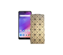 Купить - чехол для смартфона  Чехол-флип из экокожи для телефона Prestigio S Max 7610 Dual Slim Золотой ромб