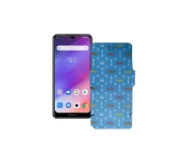 Купить - чехол для смартфона  Чехол-книга из экокожи для телефона Prestigio S Max 7610 Dual Slim Фэшн голубой