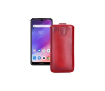 Купить - чехол для смартфона  Вытяжка из экокожи для телефона Prestigio S Max 7610 Dual Slim Красный