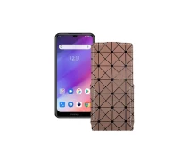 Купить - чехол для смартфона  Чехол-флип из экокожи для телефона Prestigio S Max 7610 Dual Slim Коричневый ромб