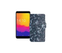 Купить - чехол для смартфона  Чехол-книга из экокожи для телефона Prestigio Muze J5 PSP5524 Хаки-синий