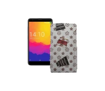 Купить - чехол для смартфона  Чехол-флип из экокожи для телефона Prestigio Muze J5 PSP5524 Луи-Витон-белый