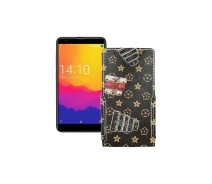 Купить - чехол для смартфона  Чехол-флип из экокожи для телефона Prestigio Muze J5 PSP5524 Луи-Витон-коричневый