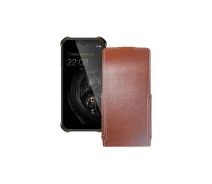 Купить - чехол для смартфона  Чехол-флип из экокожи для телефона Oukitel WP15 Коричневый