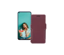 Купить - чехол для смартфона  Чехол-книга из экокожи для телефона Oukitel C21 2020 Бордовый