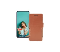 Купить - чехол для смартфона  Чехол-книга из экокожи для телефона Oukitel C21 2020 Коричневый