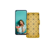 Купить - чехол для смартфона  Чехол-книга из экокожи для телефона Oukitel C21 2020 Золотой ромб